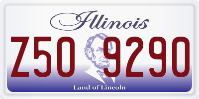 IL license plate Z509290