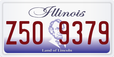 IL license plate Z509379