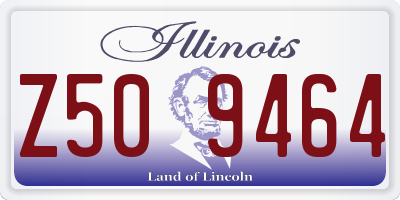 IL license plate Z509464