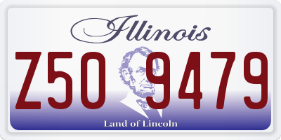 IL license plate Z509479
