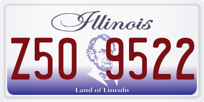 IL license plate Z509522
