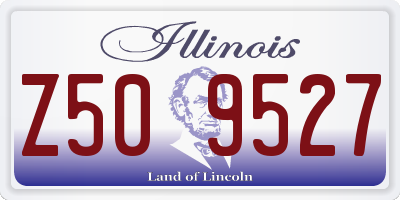 IL license plate Z509527