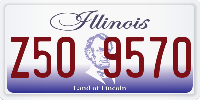 IL license plate Z509570