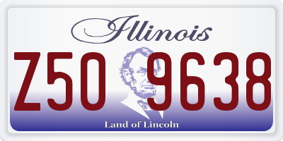 IL license plate Z509638