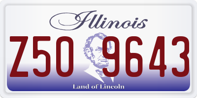 IL license plate Z509643