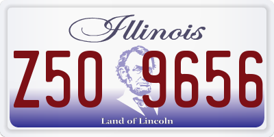 IL license plate Z509656