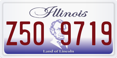 IL license plate Z509719