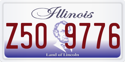 IL license plate Z509776