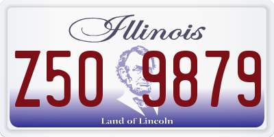 IL license plate Z509879