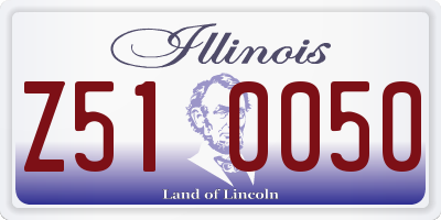 IL license plate Z510050