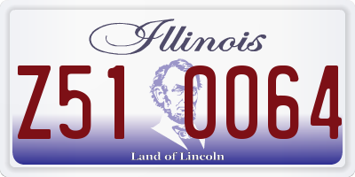 IL license plate Z510064
