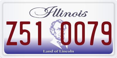 IL license plate Z510079