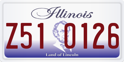 IL license plate Z510126