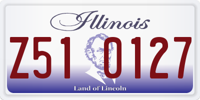 IL license plate Z510127
