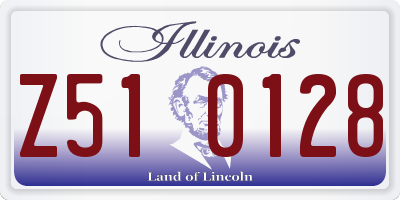 IL license plate Z510128
