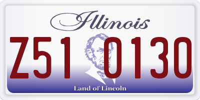 IL license plate Z510130