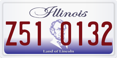 IL license plate Z510132