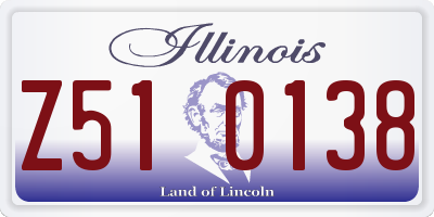 IL license plate Z510138