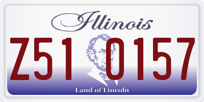 IL license plate Z510157