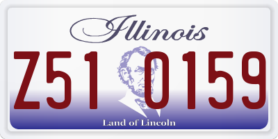 IL license plate Z510159