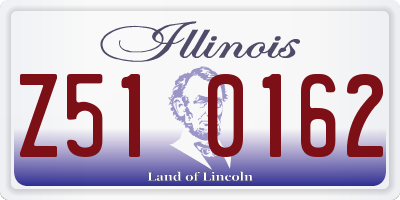IL license plate Z510162