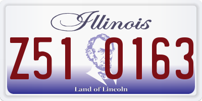 IL license plate Z510163