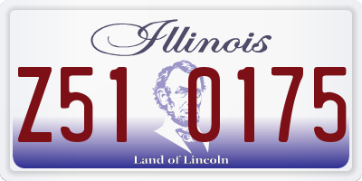 IL license plate Z510175