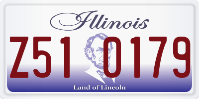IL license plate Z510179