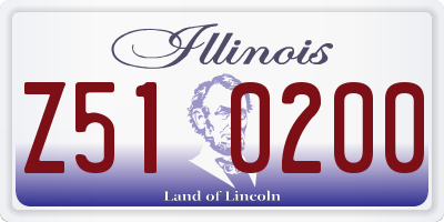 IL license plate Z510200