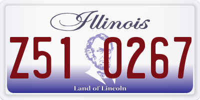 IL license plate Z510267