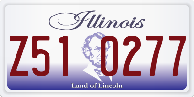 IL license plate Z510277