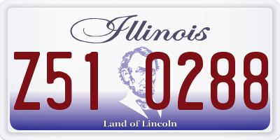 IL license plate Z510288
