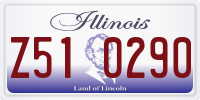 IL license plate Z510290