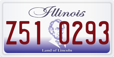 IL license plate Z510293