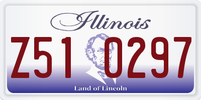 IL license plate Z510297