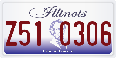 IL license plate Z510306
