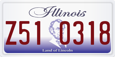 IL license plate Z510318