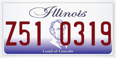 IL license plate Z510319