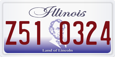 IL license plate Z510324