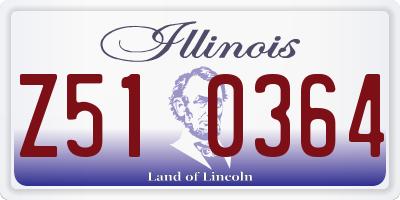 IL license plate Z510364
