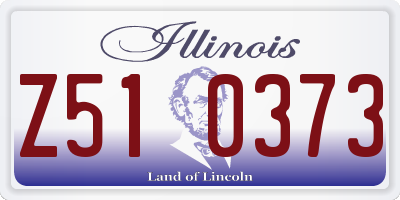 IL license plate Z510373