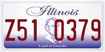IL license plate Z510379