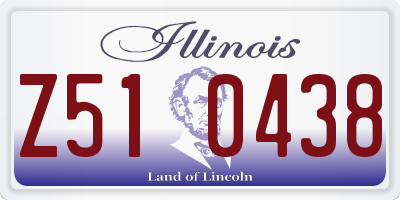 IL license plate Z510438