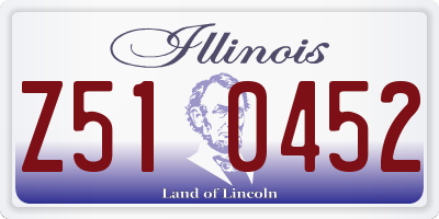 IL license plate Z510452