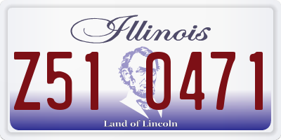 IL license plate Z510471