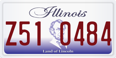 IL license plate Z510484