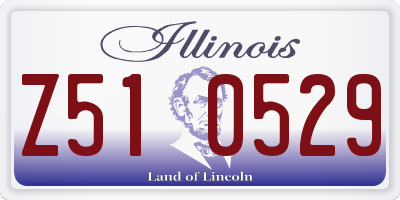 IL license plate Z510529
