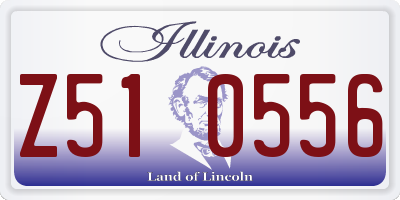 IL license plate Z510556