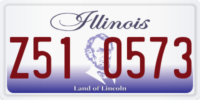 IL license plate Z510573