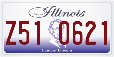 IL license plate Z510621